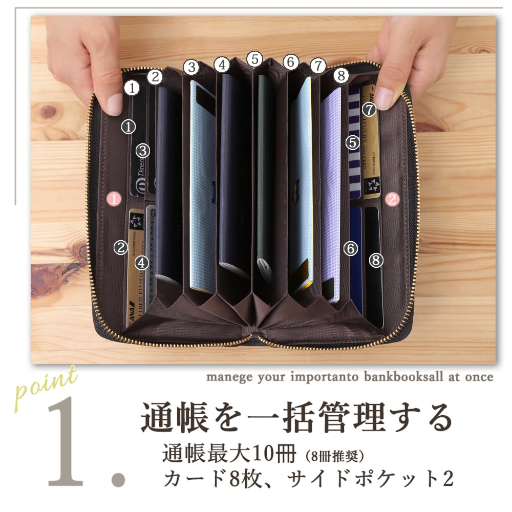 Amazon.co.jp: Honey&blue Passbook Case, Magnetic Protection